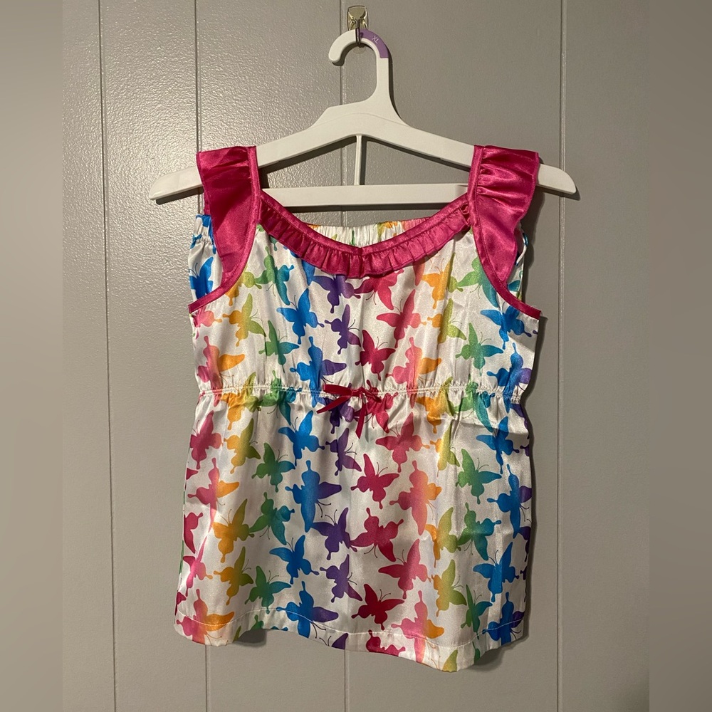 Vintage Y2K Pajama Set - early 2000s satin PJs